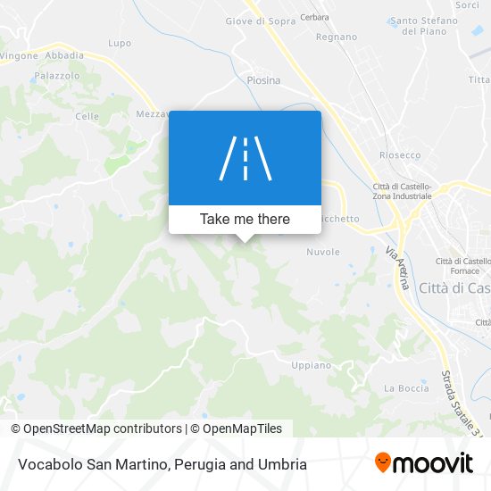 Vocabolo San Martino map
