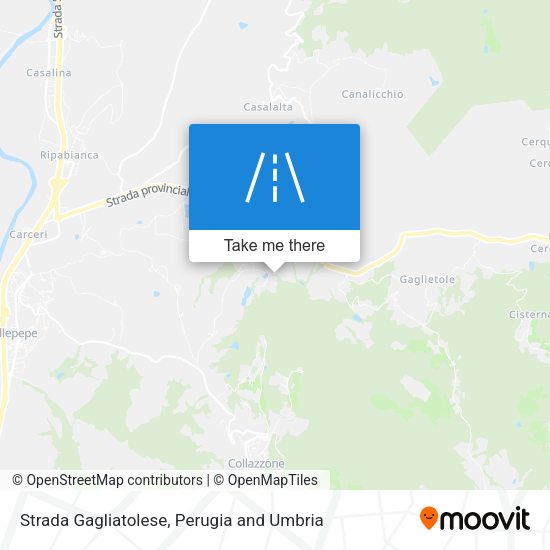 Strada Gagliatolese map