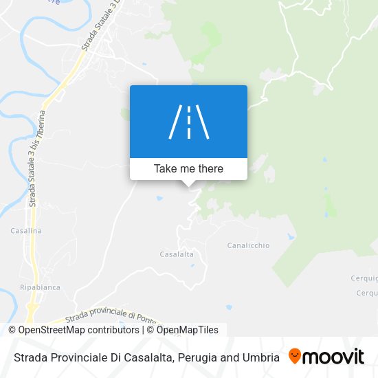 Strada Provinciale Di Casalalta map