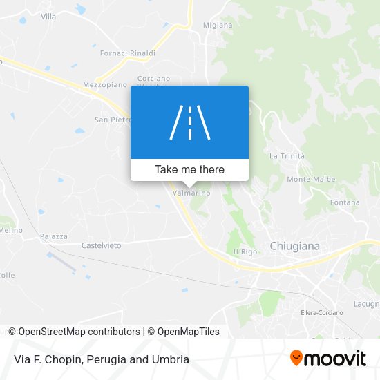 Via F. Chopin map