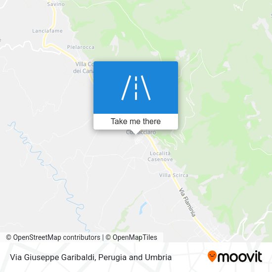 Via Giuseppe Garibaldi map