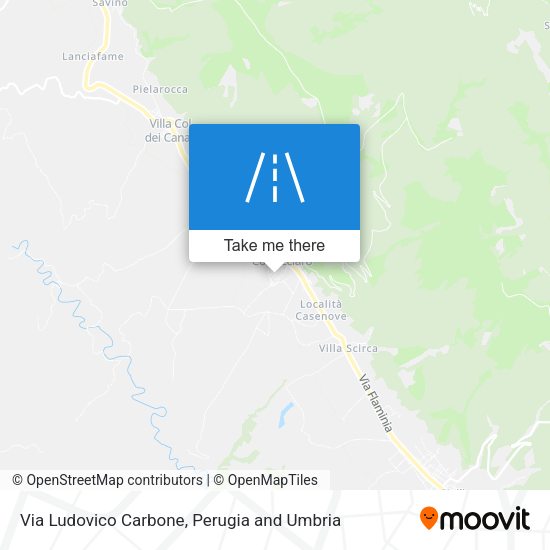Via Ludovico Carbone map