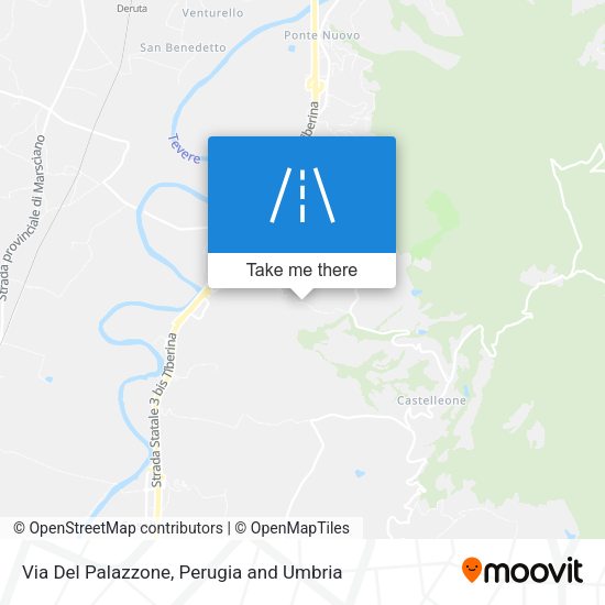 Via Del Palazzone map
