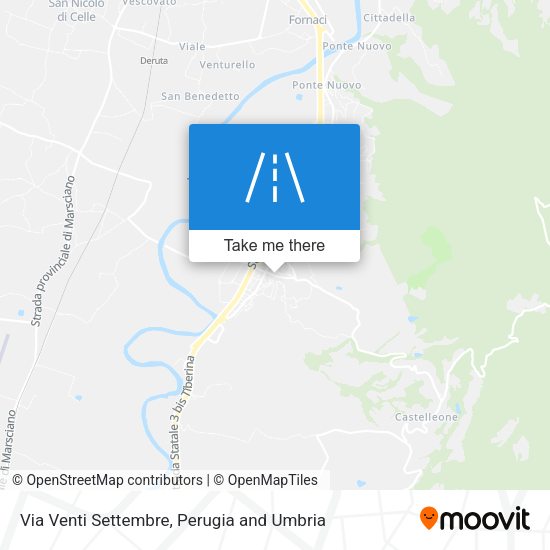 Via Venti Settembre map