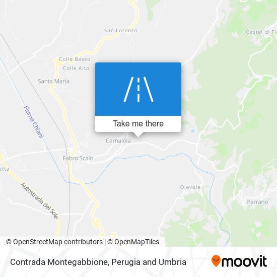 Contrada Montegabbione map