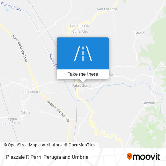 Piazzale F. Parri map