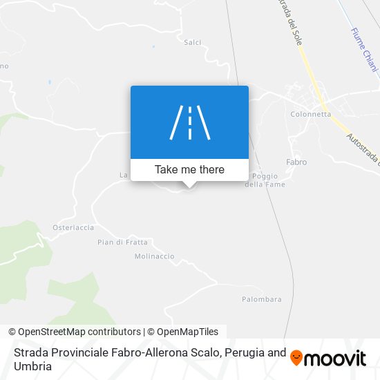 Strada Provinciale Fabro-Allerona Scalo map