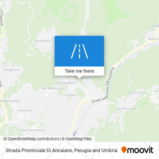 Strada Provinciale Di Ancaiano map