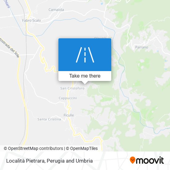 Località Pietrara map