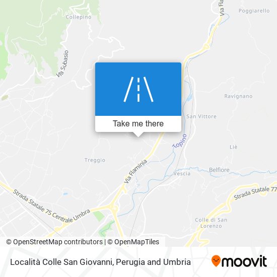Località Colle San Giovanni map