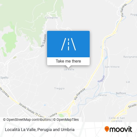 Località La Valle map