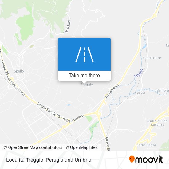Località Treggio map