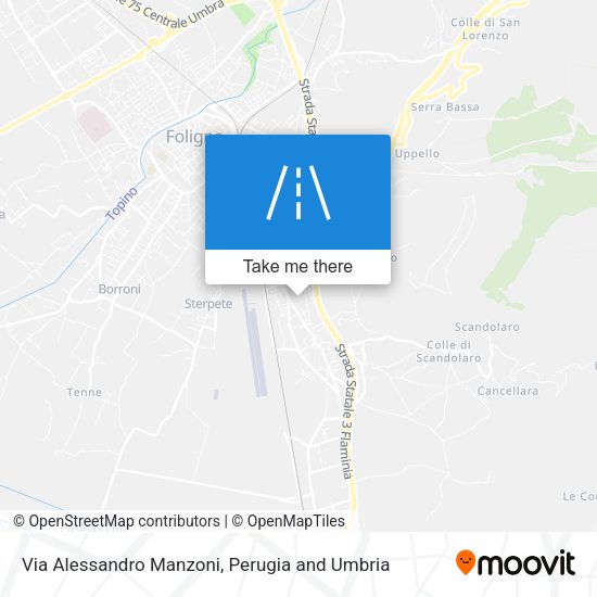 Via Alessandro Manzoni map