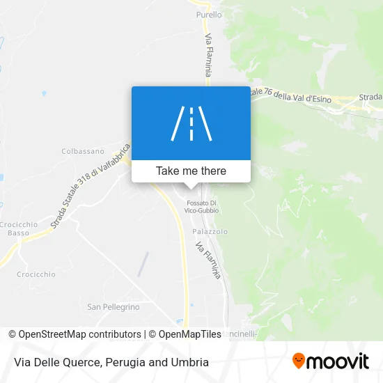 Via Delle Querce map