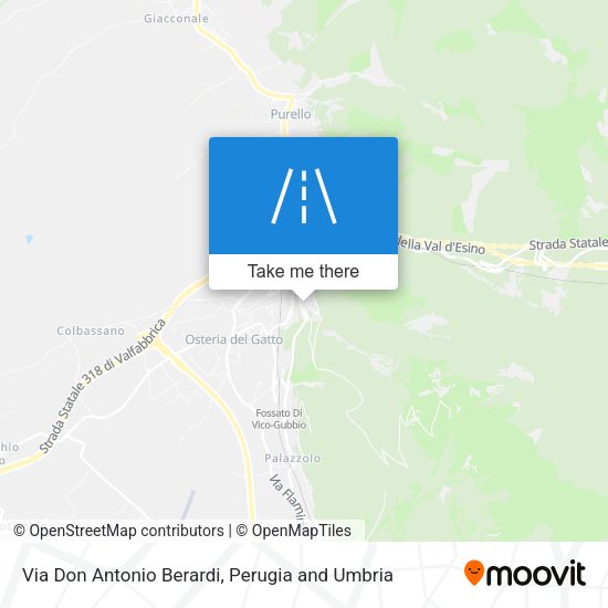 Via Don Antonio Berardi map