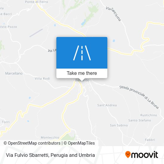 Via Fulvio Sbarretti map