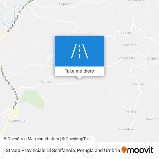 Strada Provinciale Di Schifanoia map