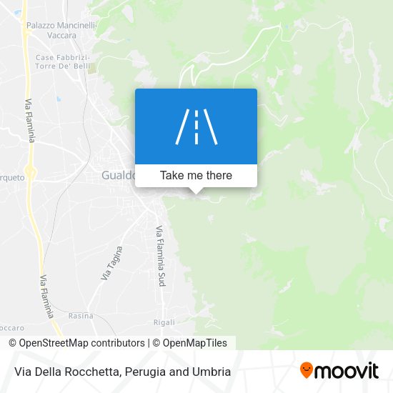 Via Della Rocchetta map