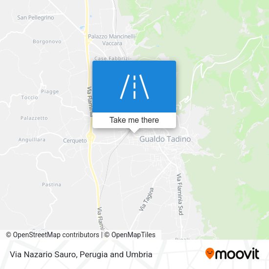 Via Nazario Sauro map