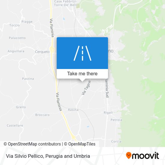 Via Silvio Pellico map