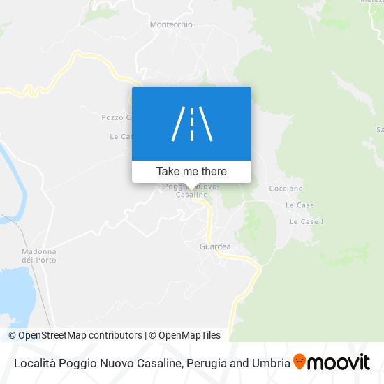 Località Poggio Nuovo Casaline map