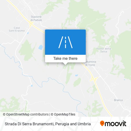 Strada Di Serra Brunamonti map