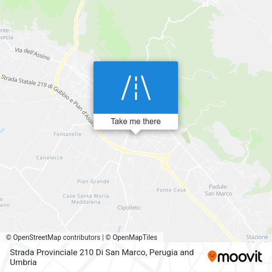 Strada Provinciale 210 Di San Marco map
