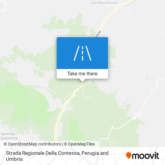 Strada Regionale Della Contessa map
