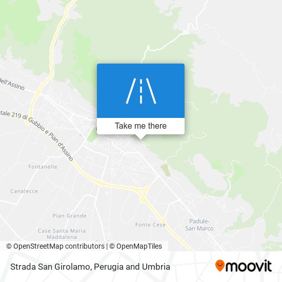 Strada San Girolamo map