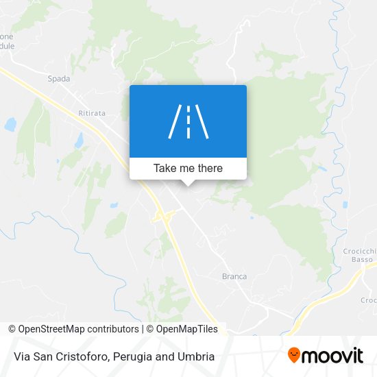 Via San Cristoforo map