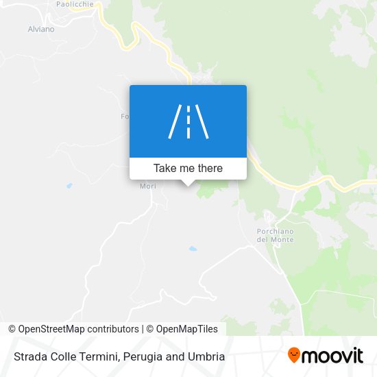 Strada Colle Termini map