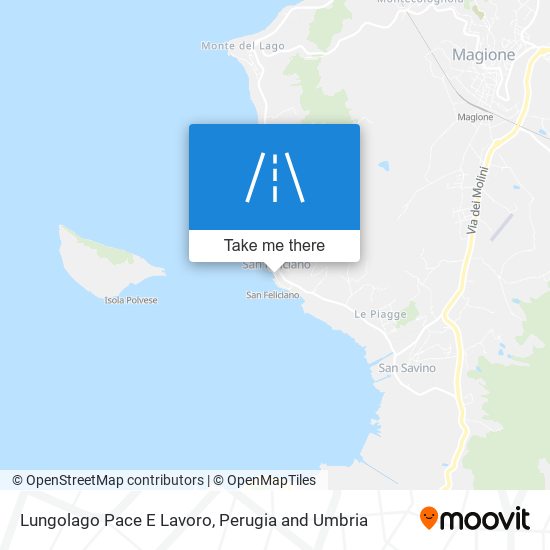 Lungolago Pace E Lavoro map