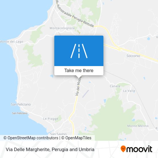 Via Delle Margherite map
