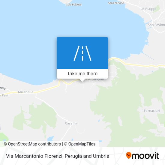 Via Marcantonio Florenzi map