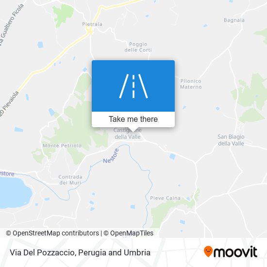 Via Del Pozzaccio map