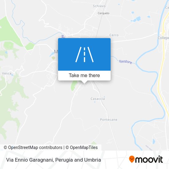 Via Ennio Garagnani map