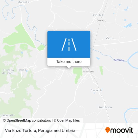 Via Enzo Tortora map