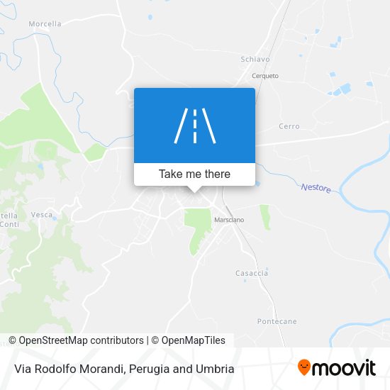 Via Rodolfo Morandi map