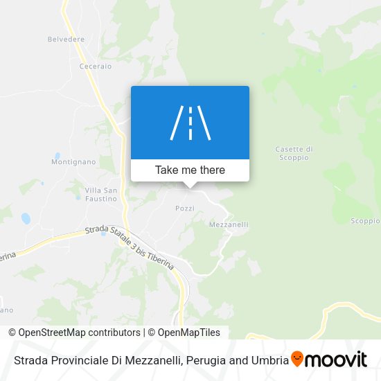 Strada Provinciale Di Mezzanelli map