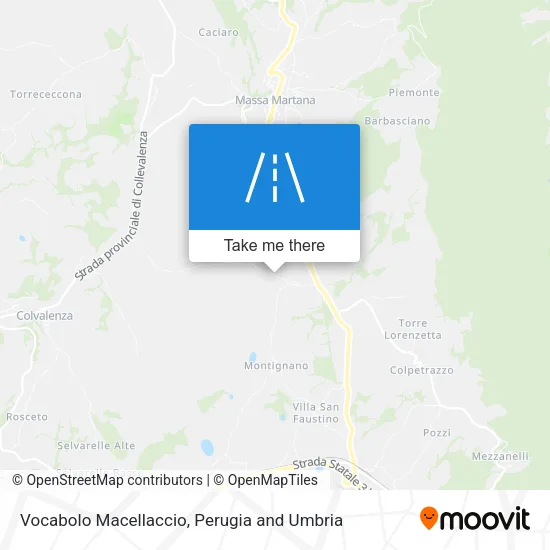 Vocabolo Macellaccio map