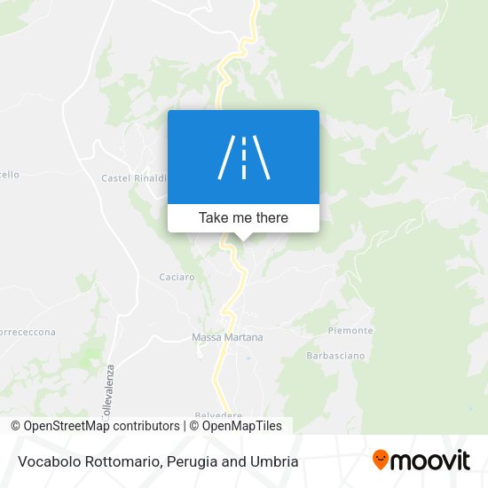 Vocabolo Rottomario map