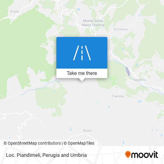 Loc. Piandimeli map