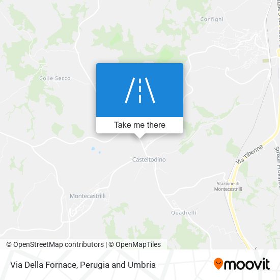 Via Della Fornace map