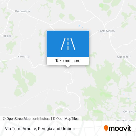 Via Terre Arnolfe map