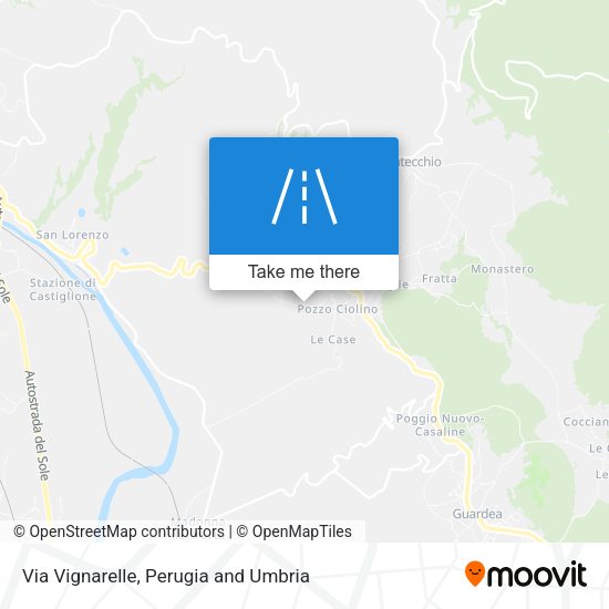 Via Vignarelle map
