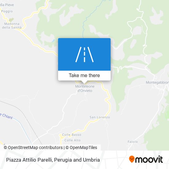 Piazza Attilio Parelli map