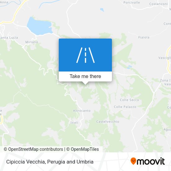 Cipiccia Vecchia map