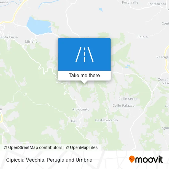 Cipiccia Vecchia map