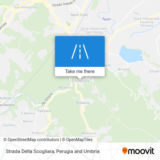 Strada Della Scogliara map