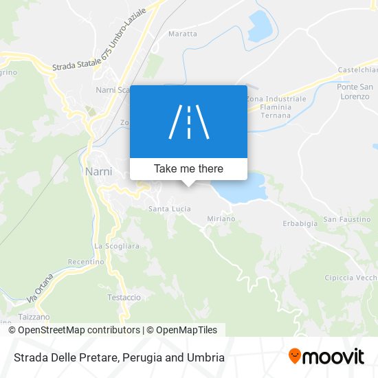 Strada Delle Pretare map